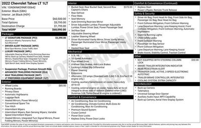 2022 Chevrolet Tahoe LT