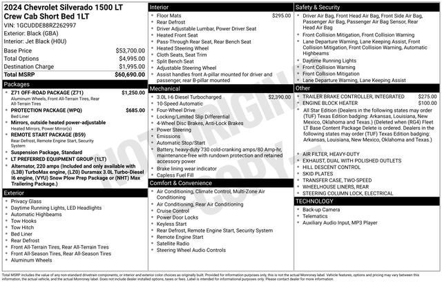 2024 Chevrolet Silverado 1500 LT