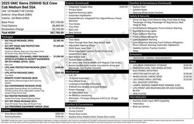 2025 GMC Sierra 2500 HD SLE