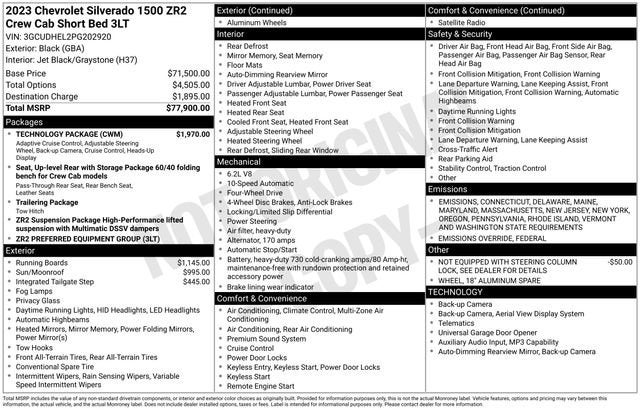 2023 Chevrolet Silverado 1500 ZR2